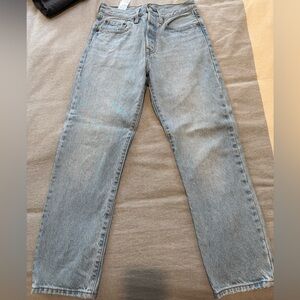 Light blue Levi’s 501 jeans